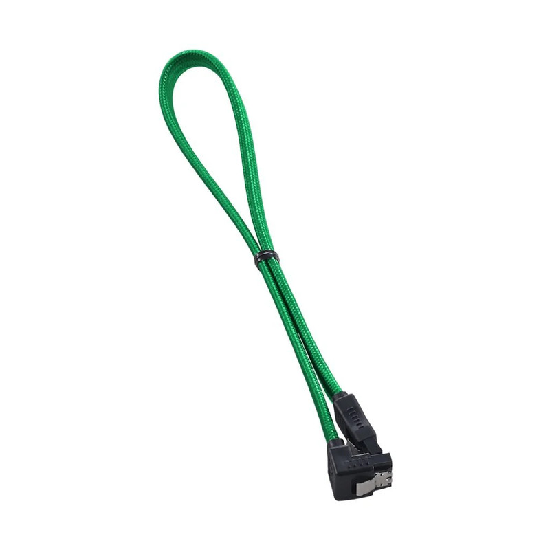 CableMod - ModFlex 180° SATA Cable 30cm - Green - كابل